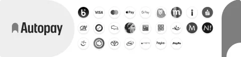 Autopay — obsługiwane metody płatności